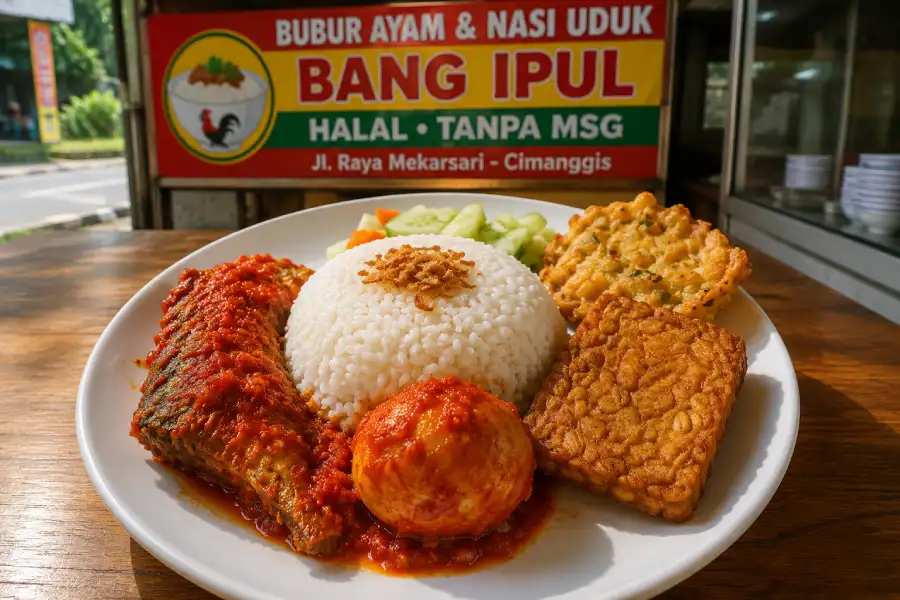 kuliner sarapan cimanggis depok rekomendasi halal